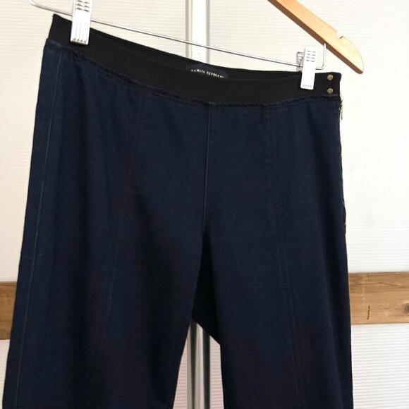 Banana Republic Dark Denim‎ Pull On Stretch Zip Up Jegging Trouser Pants Sz 28 - Picture 2 of 12